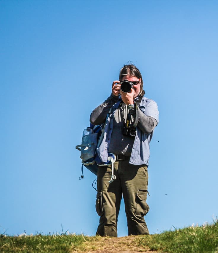 Fotograful EcoRun pe traseu