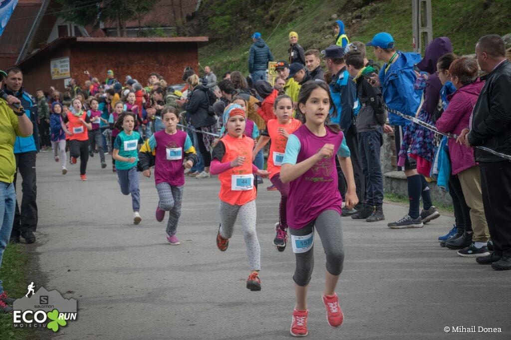 Children at the EcoKids start
